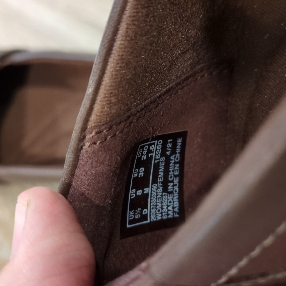 🥿Clarks Brown Loafers Women's size 8  😍VERY GOOD CONDITION!!!😍 - Picture 10 of 10